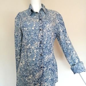 Diesel Button Down Western Inspired Shirt